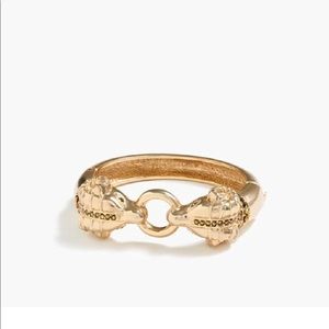 Jcrew gold plated ram bracelet